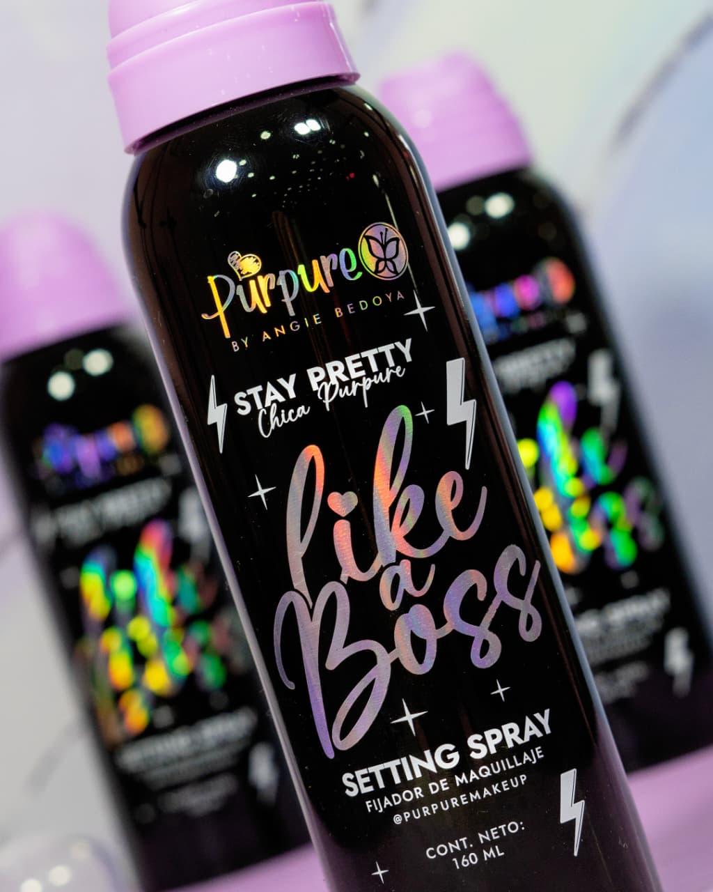 Fijador Maquillaje Like Boss Purpure