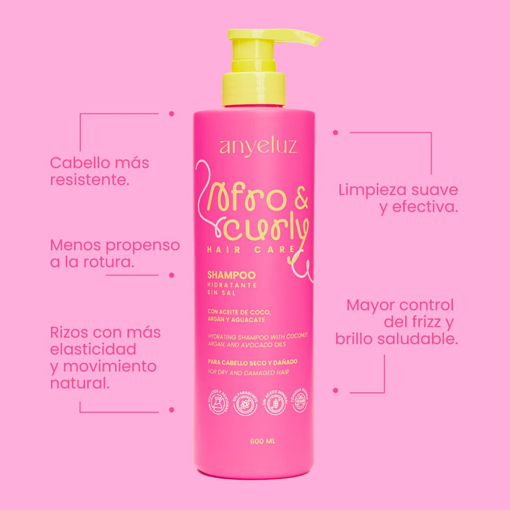 SHAMPOO HIDRATANTE AFRO & CURLY